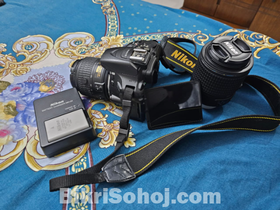 Nikon D5500 DSLR Camera with 2 Lenses